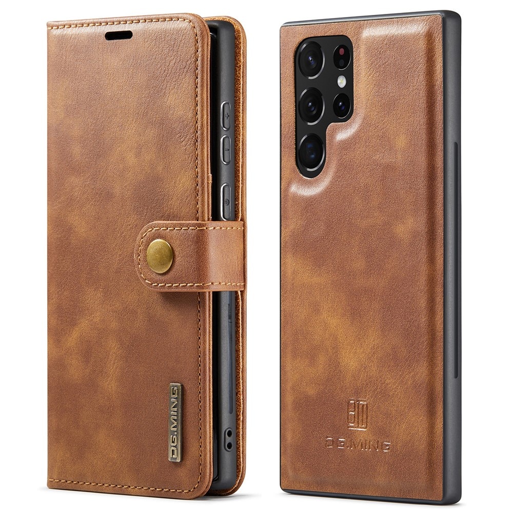 Cover portafoglio Magnet Wallet Samsung Galaxy S22 Ultra Cognac