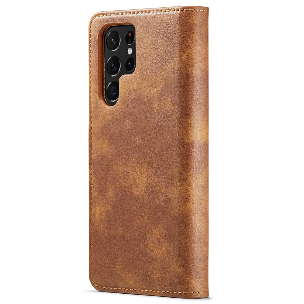 Cover portafoglio Magnet Wallet Samsung Galaxy S22 Ultra Cognac