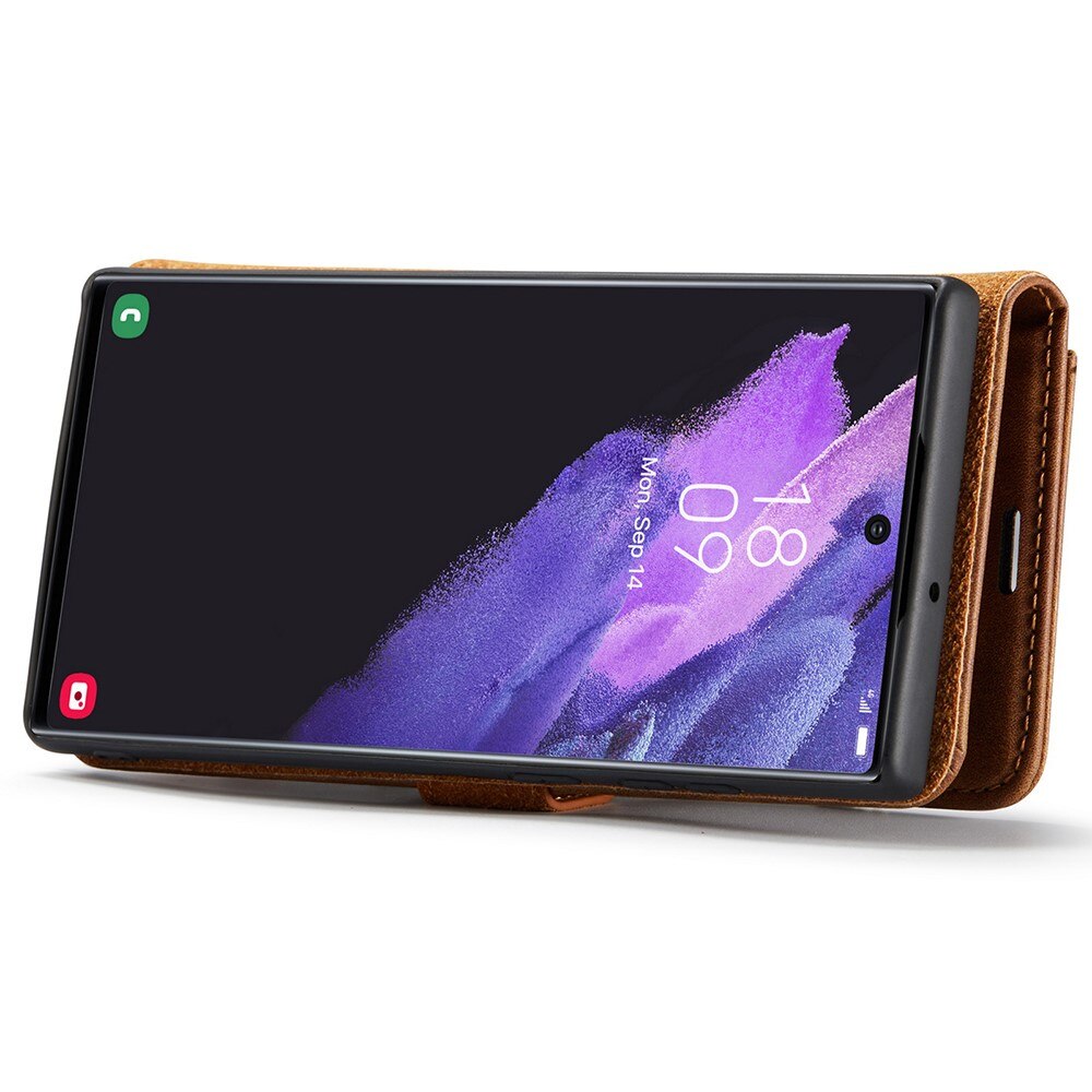 Cover portafoglio Magnet Wallet Samsung Galaxy S22 Ultra Cognac