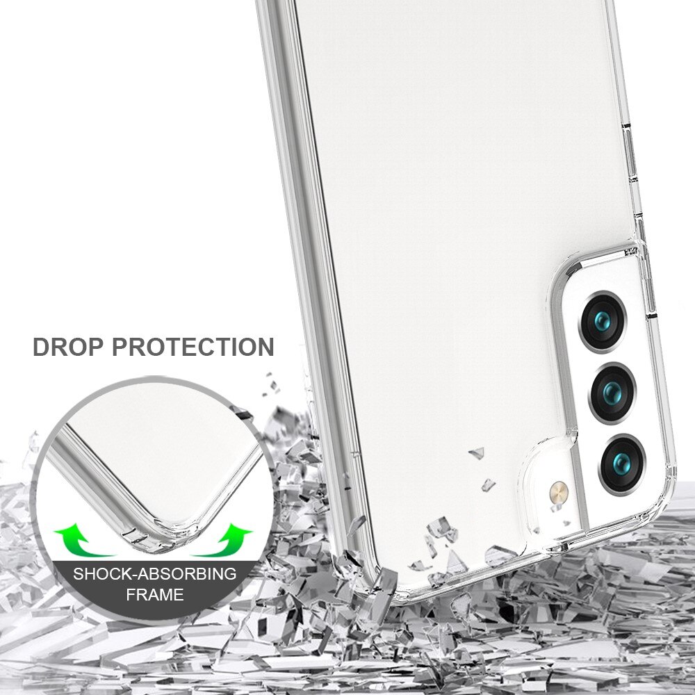 Cover ibrido Crystal Hybrid per Samsung Galaxy S22, trasparente