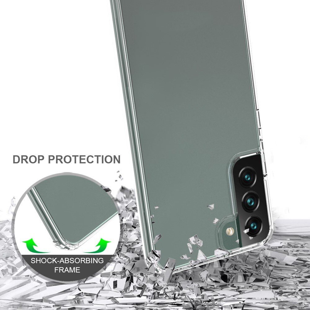 Cover ibrido Crystal Hybrid per Samsung Galaxy S22 Plus, trasparente