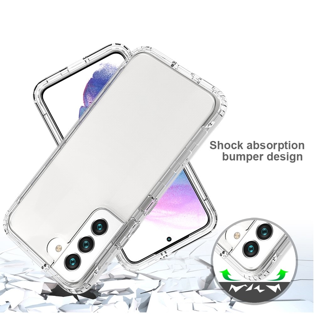 Cover protezione totale Samsung Galaxy S22 trasparente