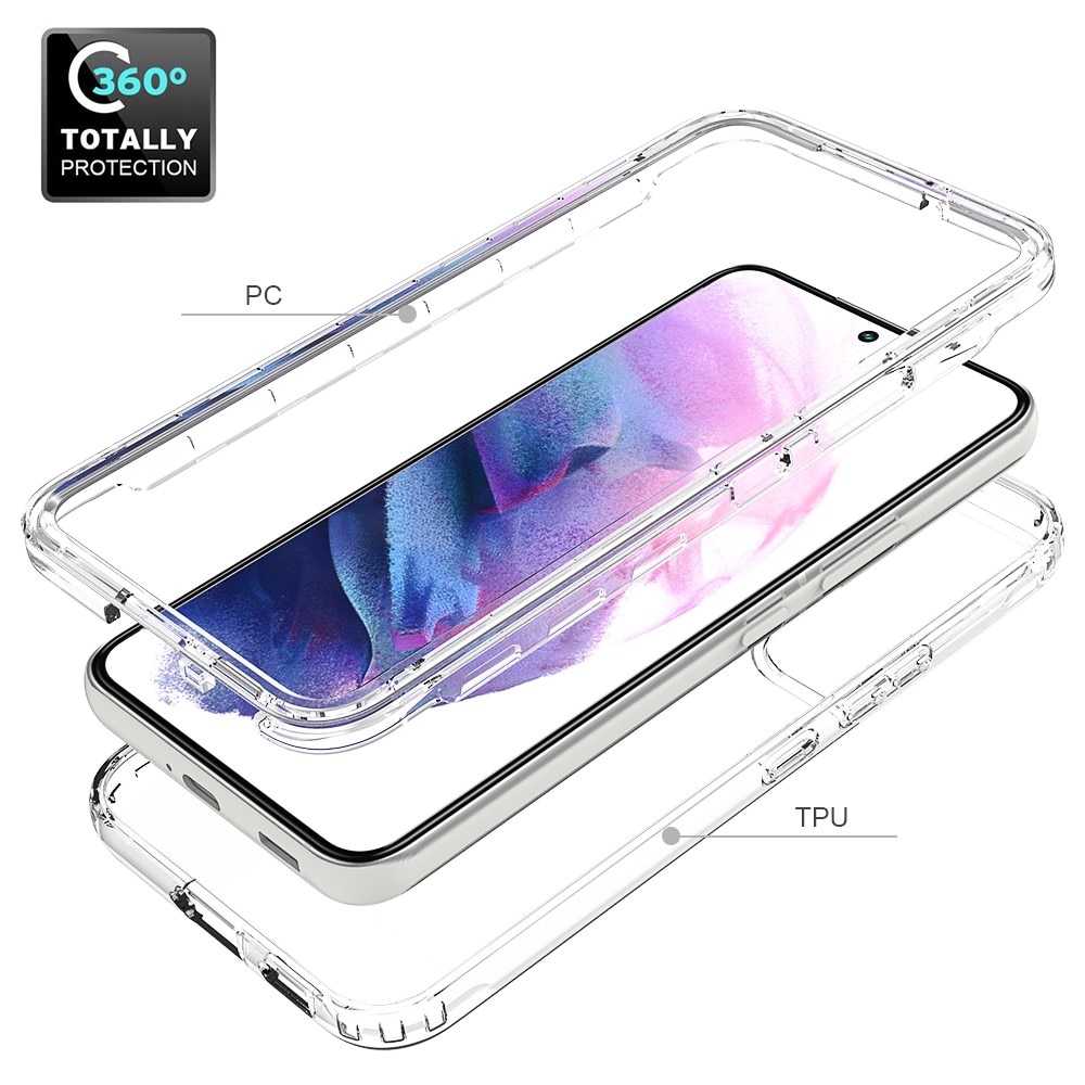 Cover protezione totale Samsung Galaxy S22 trasparente
