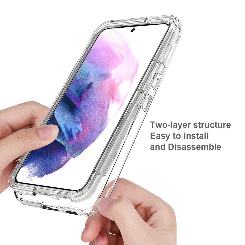 Cover protezione totale Samsung Galaxy S22 trasparente