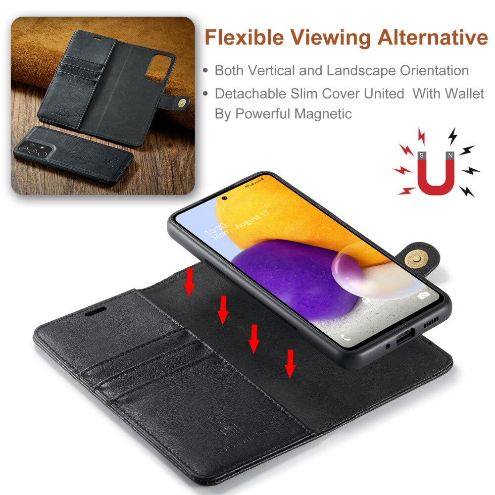 Cover portafoglio Magnet Wallet Samsung Galaxy A73 5G Nero