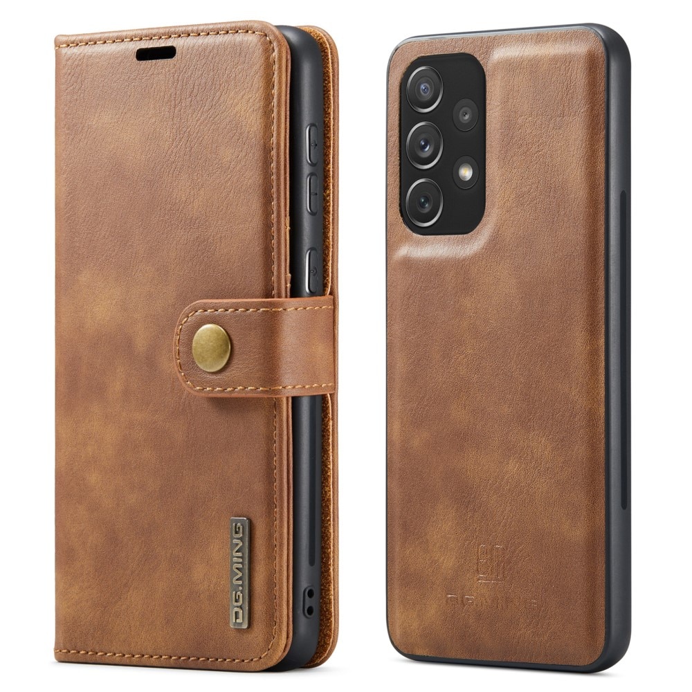 Cover portafoglio Magnet Wallet Samsung Galaxy A73 5G Cognac