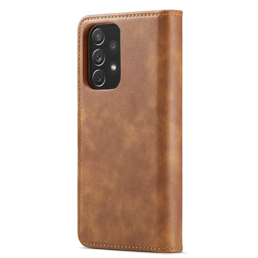 Cover portafoglio Magnet Wallet Samsung Galaxy A73 5G Cognac