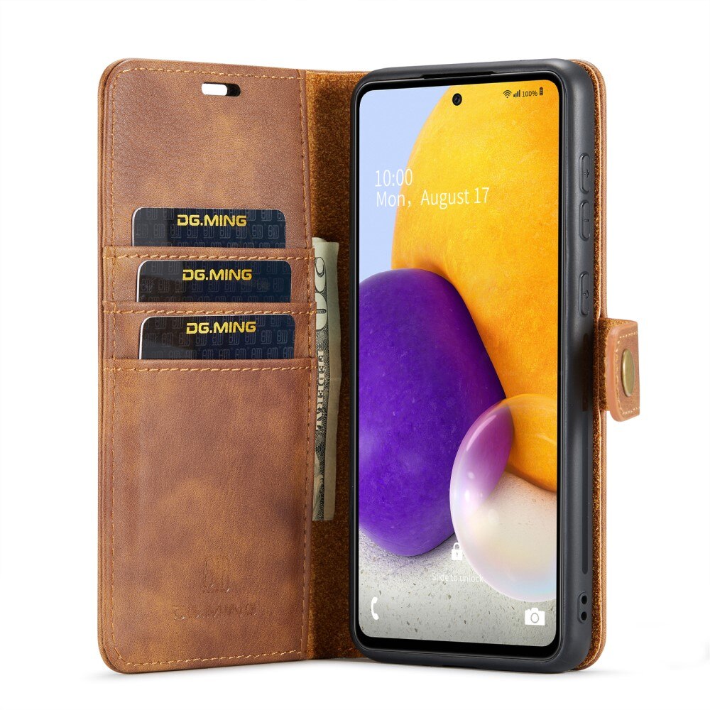 Cover portafoglio Magnet Wallet Samsung Galaxy A73 5G Cognac