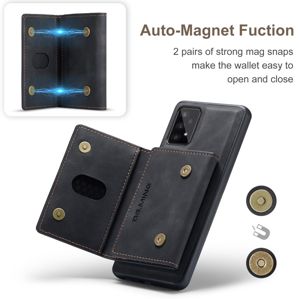 Cover Magnetic Card SlotSamsung Galaxy A53 Nero