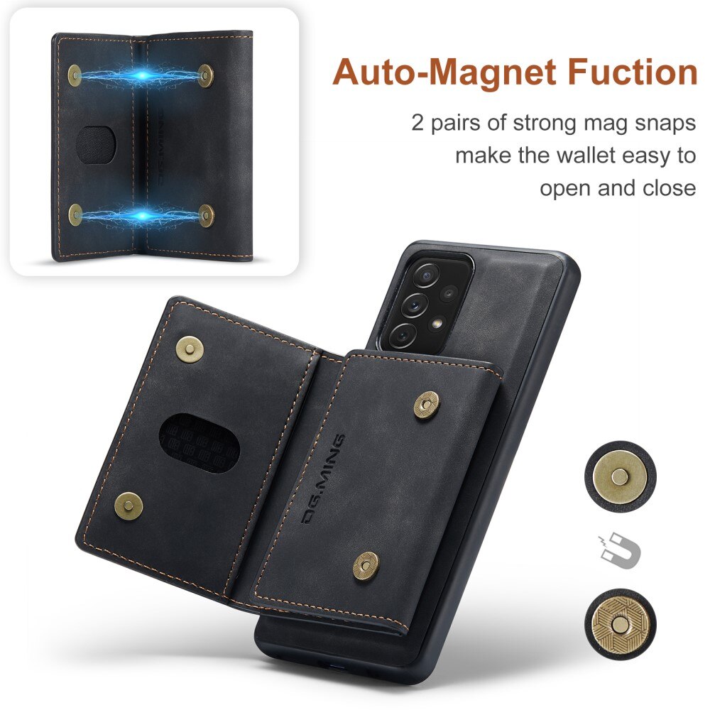 Cover Magnetic Card Slot Samsung Galaxy A33 Black