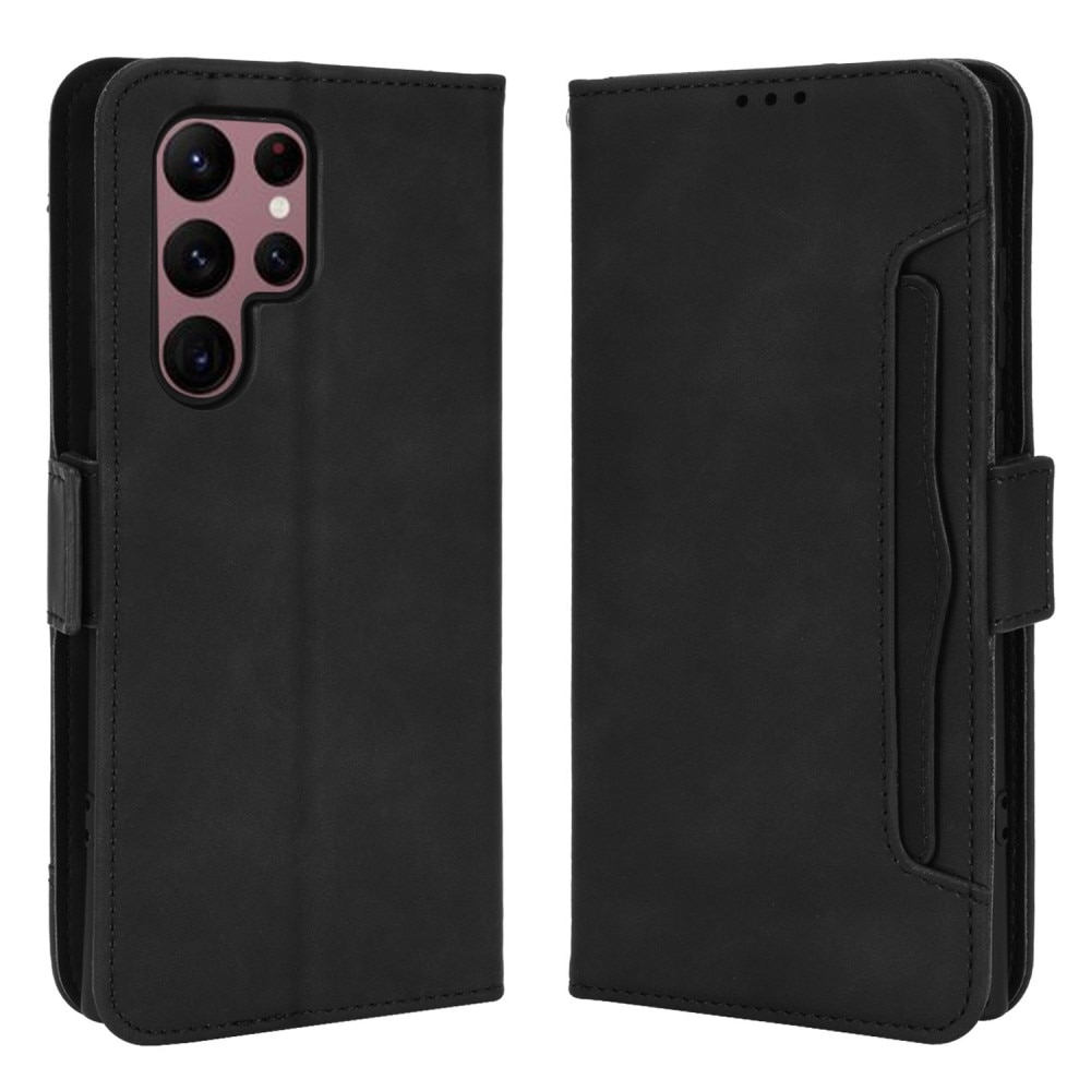 Cover portafoglio Multi Samsung Galaxy S22 Ultra nero