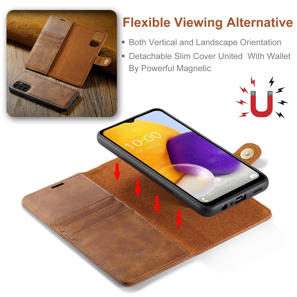 Cover portafoglio Magnet Wallet Samsung Galaxy A13 Cognac