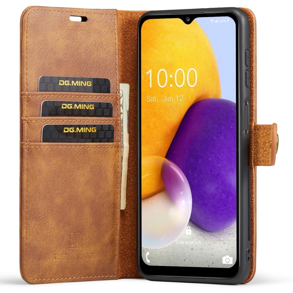 Cover portafoglio Magnet Wallet Samsung Galaxy A13 Cognac