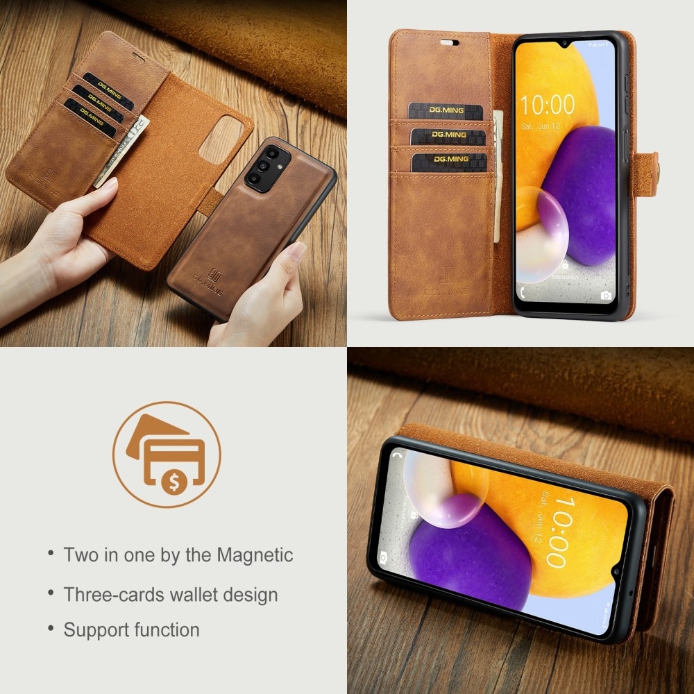 Cover portafoglio Magnet Wallet Samsung Galaxy A13 Cognac