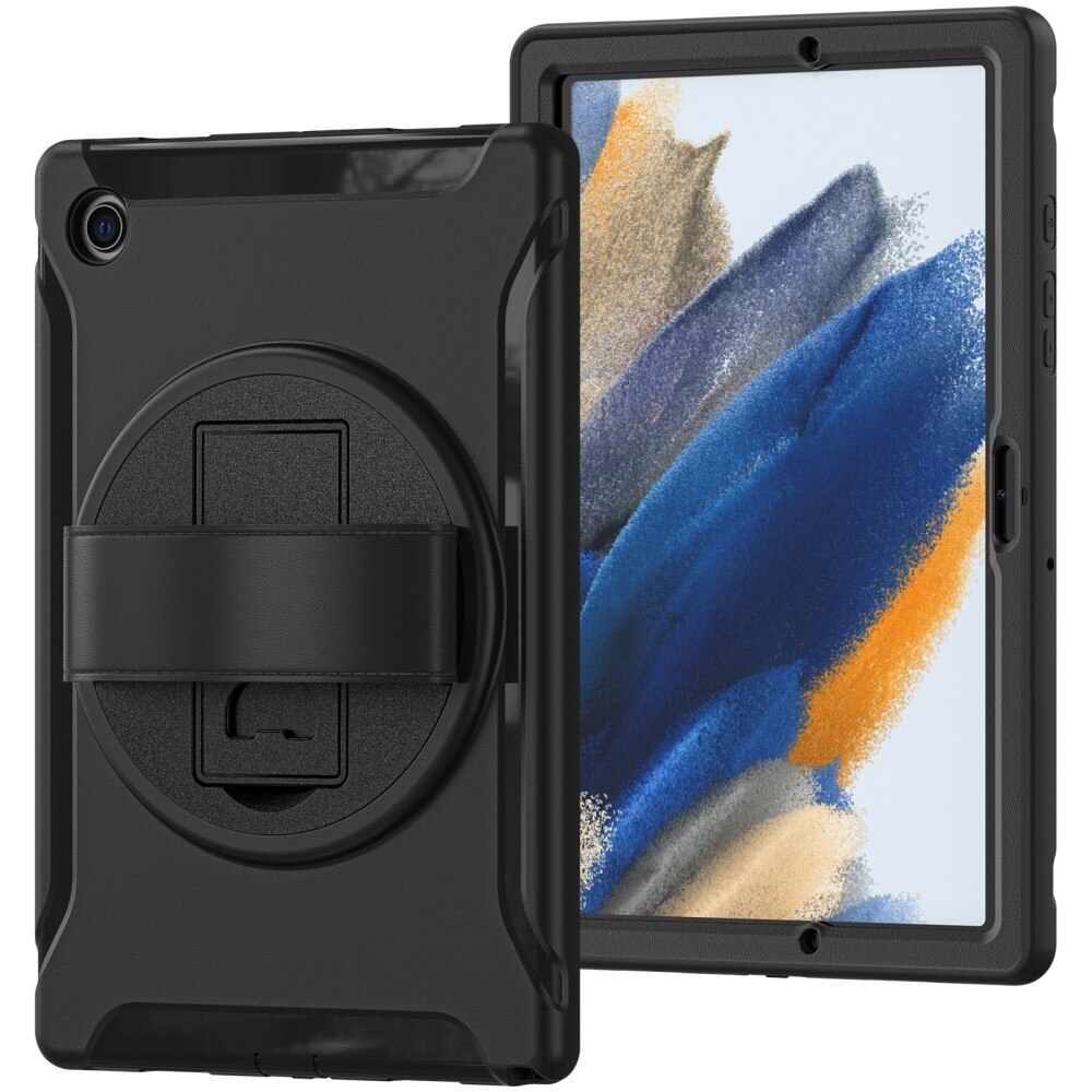 Custodia ibrida antiurto Samsung Galaxy Tab A8 10.5 Nero