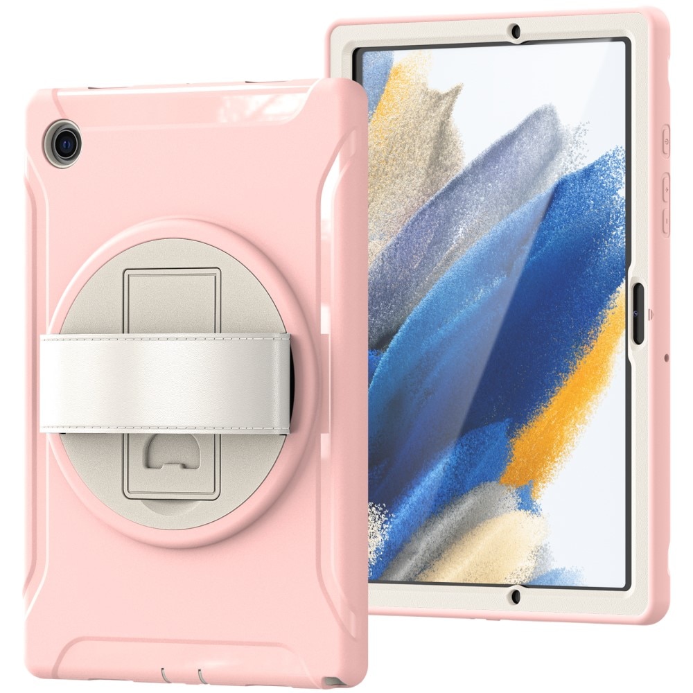 Custodia ibrida antiurto Samsung Galaxy Tab A8 10.5 rosa
