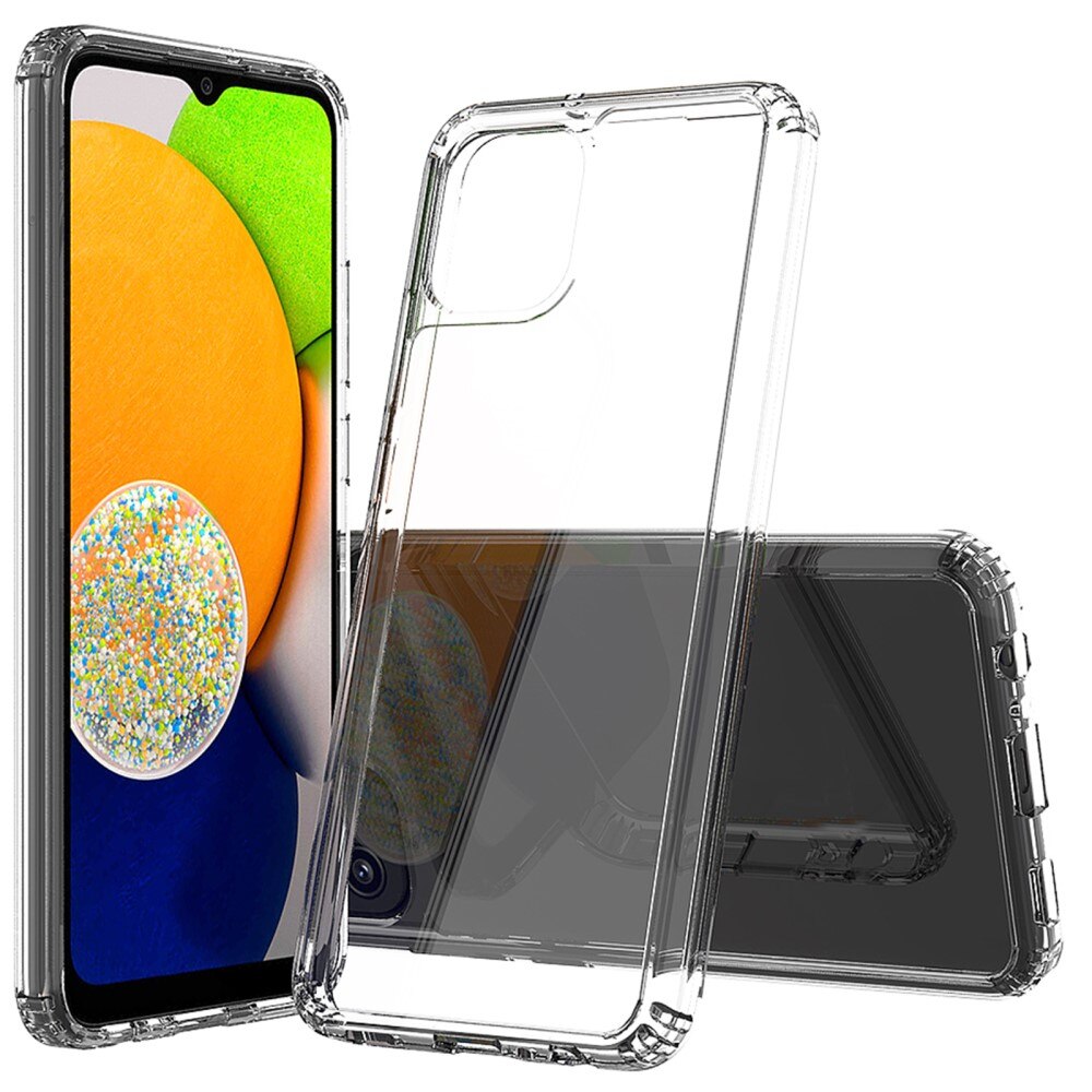 Cover ibrido Crystal Hybrid per Samsung Galaxy A03, trasparente