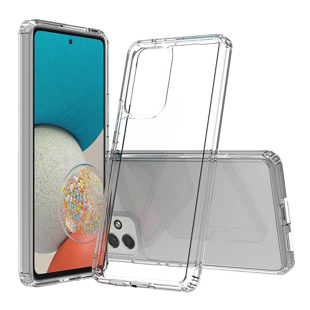 Cover ibrido Crystal Hybrid per Samsung Galaxy A53, trasparente