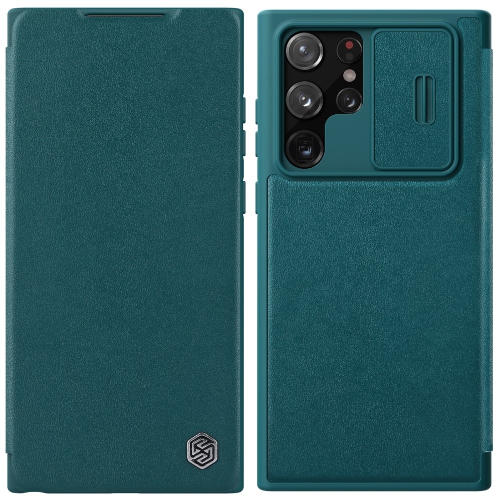 Cover Qin Pro CamShield Samsung Galaxy S23 Ultra Green
