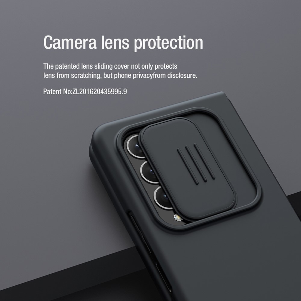 Cover Soft CamShield Samsung Galaxy Z Fold 4 Nero