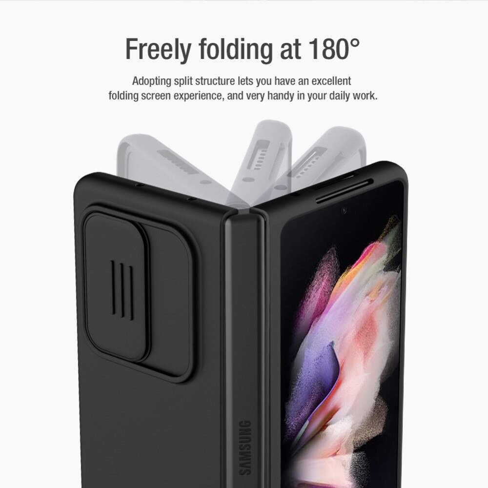 Cover Soft CamShield Samsung Galaxy Z Fold 4 Nero