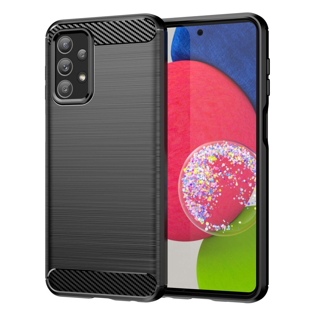 Cover TPU Brushed Samsung Galaxy A23 Nero