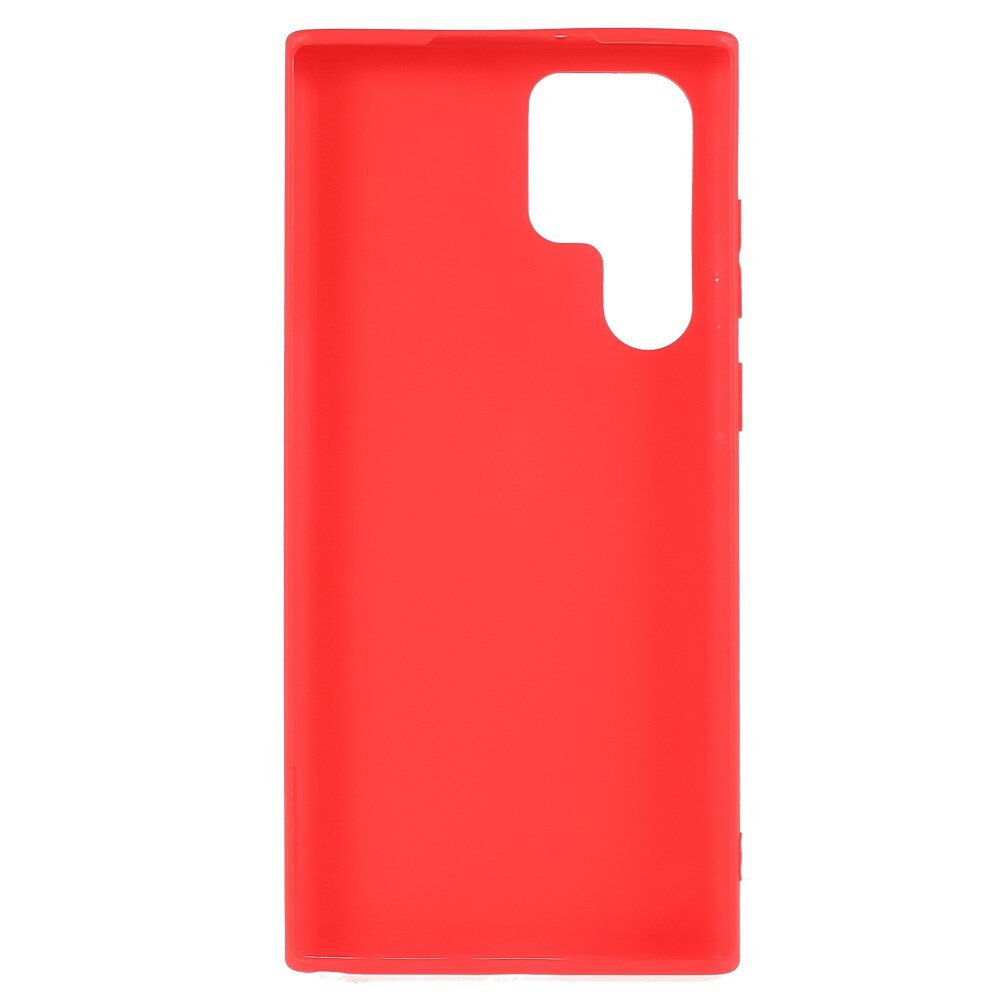 Cover TPU Samsung Galaxy S22 Ultra Rosso