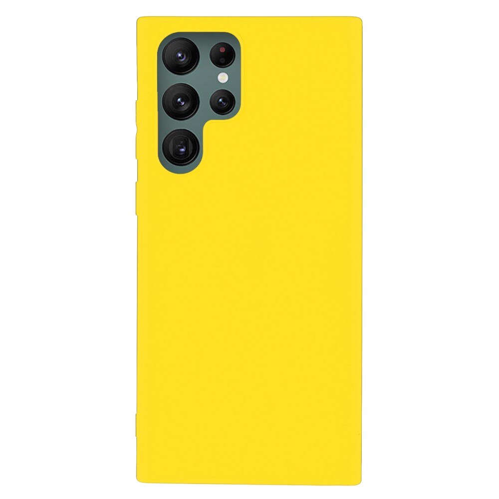 Cover TPU Samsung Galaxy S22 Ultra Giallo