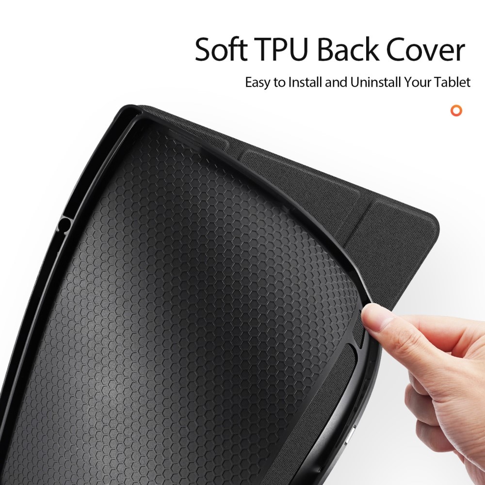 Cover Domo Tri-Fold Samsung Galaxy Tab S8 Ultra Black