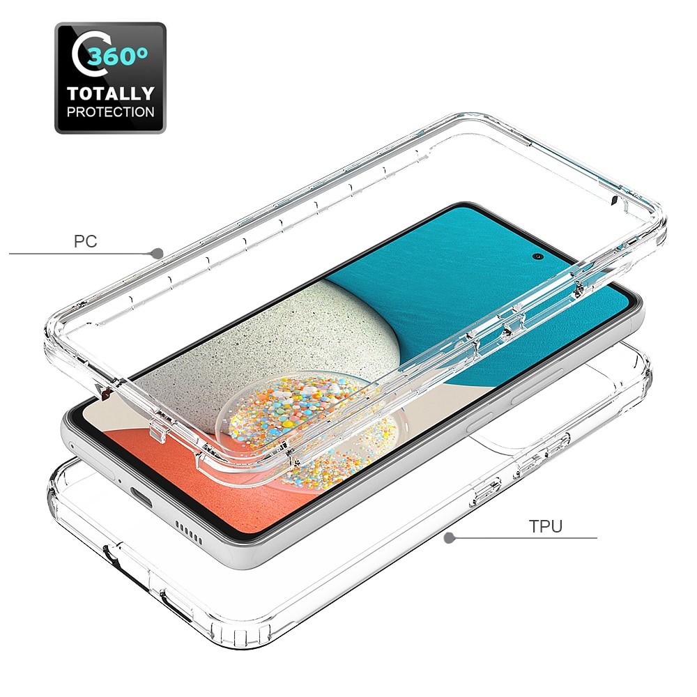 Cover protezione totale Samsung Galaxy A53 trasparente
