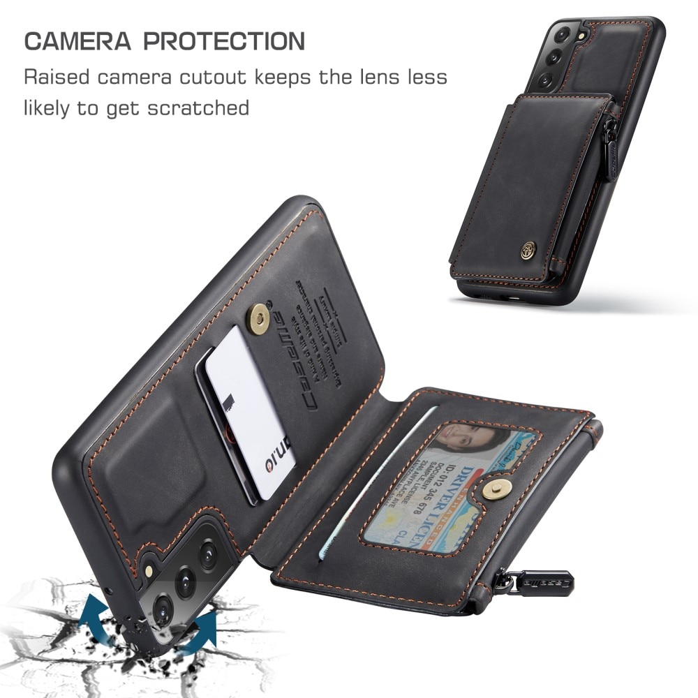 Cover Multi-Slot Samsung Galaxy S22 Nero