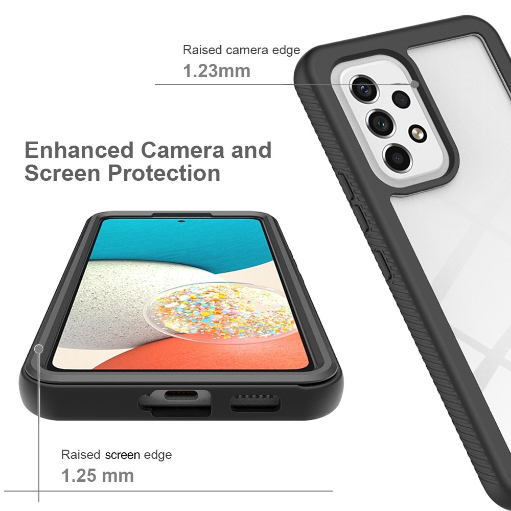 Cover protezione totale Samsung Galaxy A53 Nero