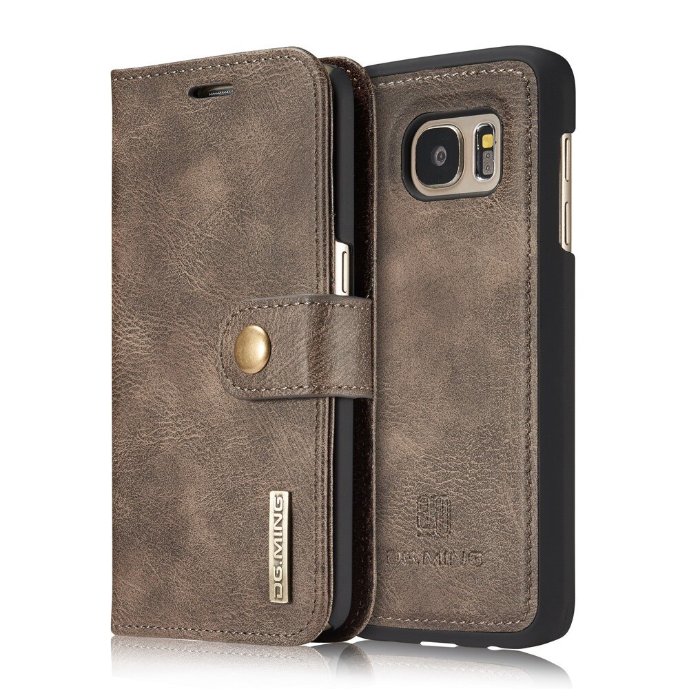 Cover portafoglio Magnet Wallet Samsung Galaxy S7 Brown