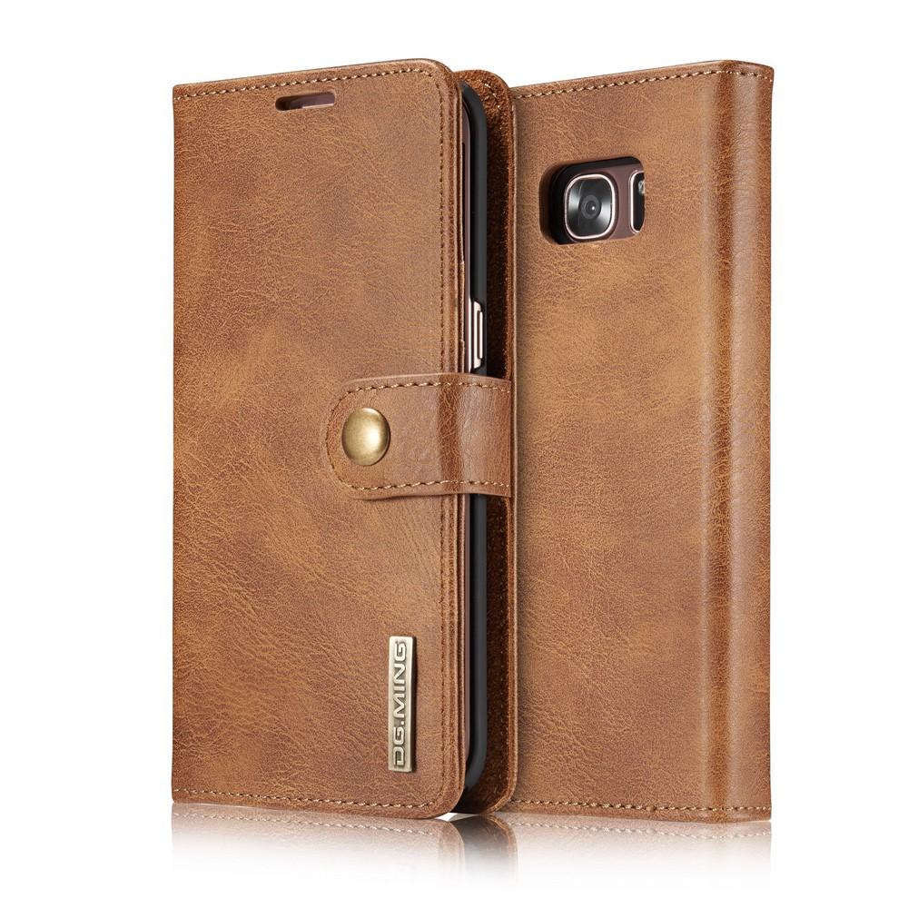 Cover portafoglio Magnet Wallet Samsung Galaxy S7 Edge Cognac