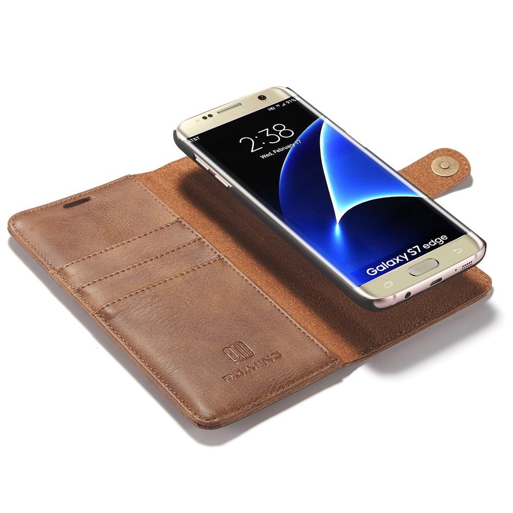 Cover portafoglio Magnet Wallet Samsung Galaxy S7 Edge Cognac