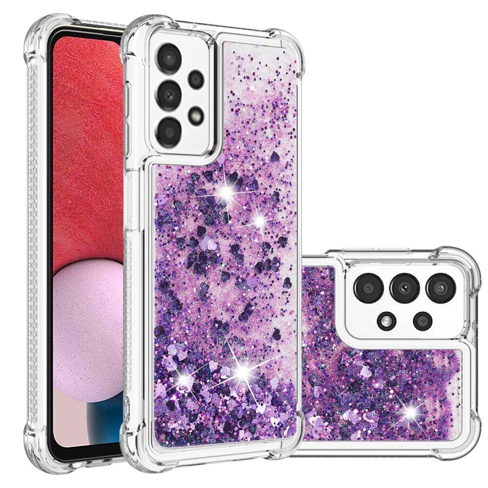 Cover Glitter Powder TPU Samsung Galaxy A13 Viola