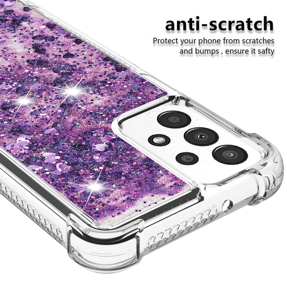 Cover Glitter Powder TPU Samsung Galaxy A13 Viola