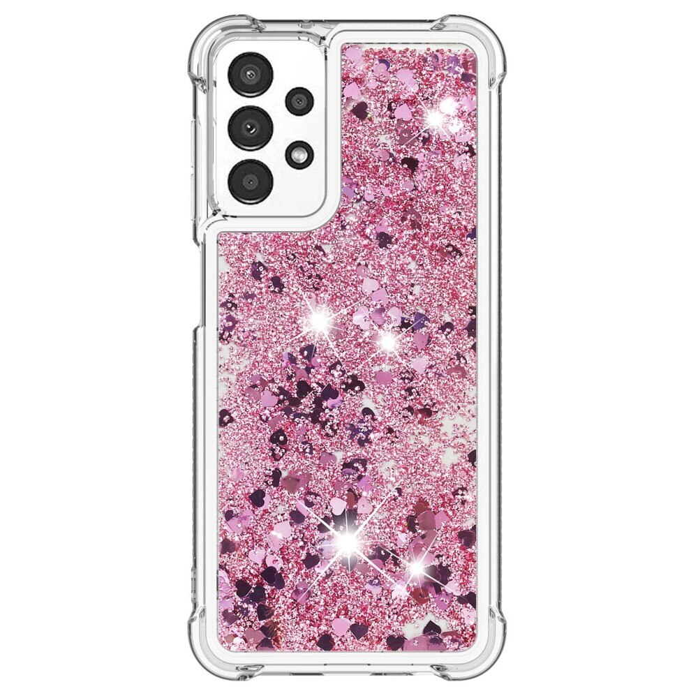 Cover Glitter Powder TPU Samsung Galaxy A13 Rosa