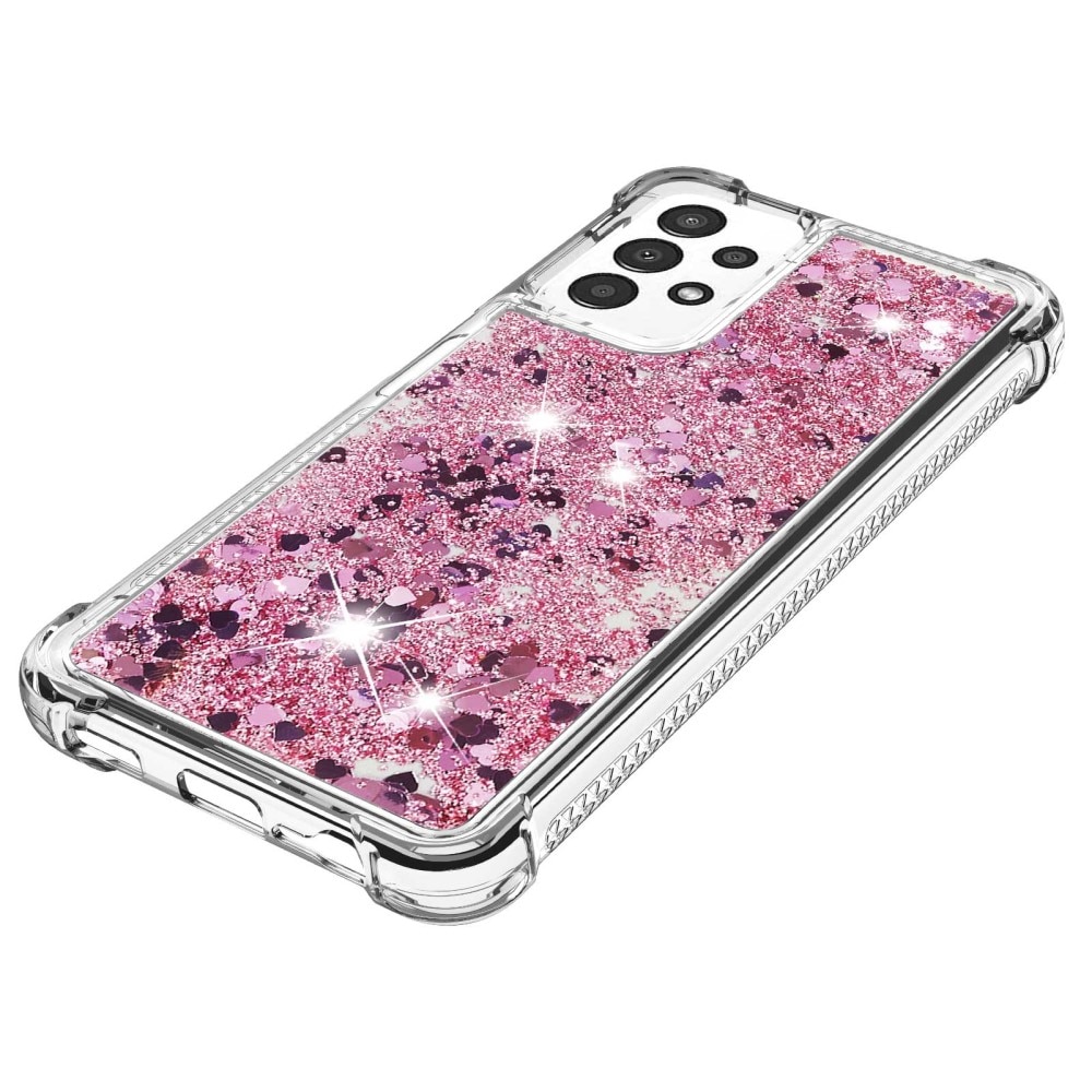 Cover Glitter Powder TPU Samsung Galaxy A13 Rosa