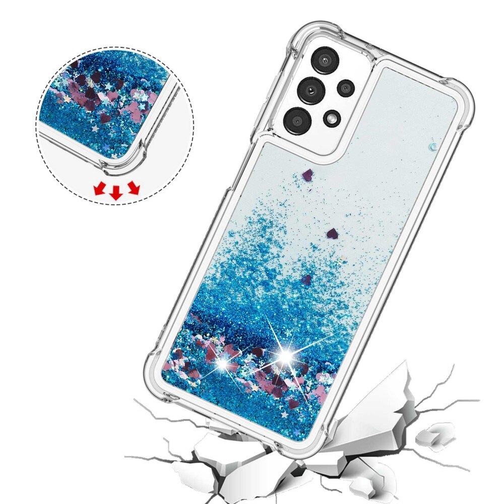 Cover Glitter Powder TPU Samsung Galaxy A13 Blu