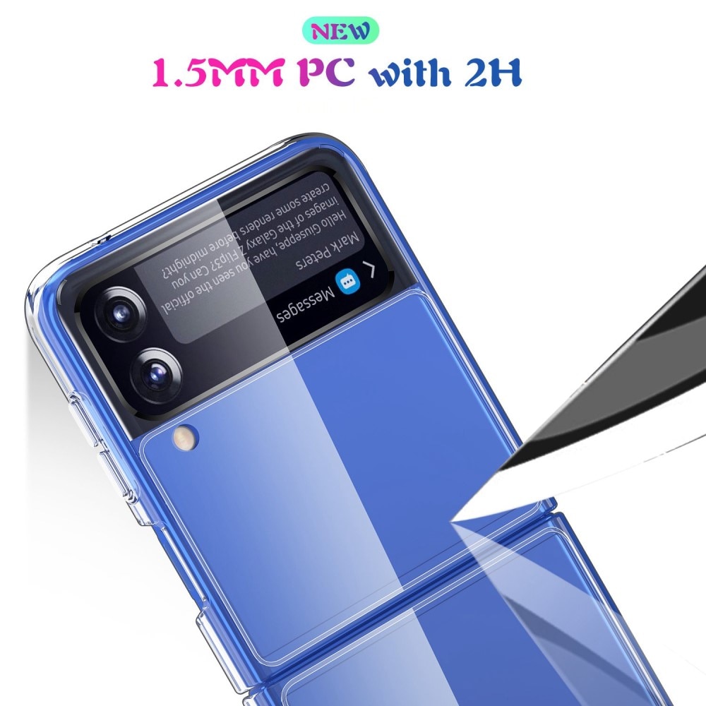 Hard Clear Cover Samsung Galaxy Z Flip 4 Trasparente