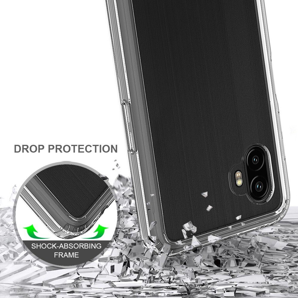 Cover ibrido Crystal Hybrid per Samsung Galaxy Xcover 6 Pro, trasparente