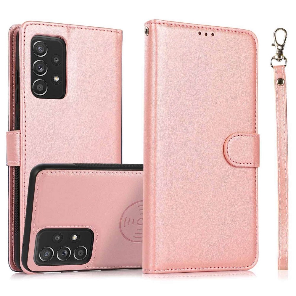 Custodia magnetiche Samsung Galaxy A53 rosa dorato