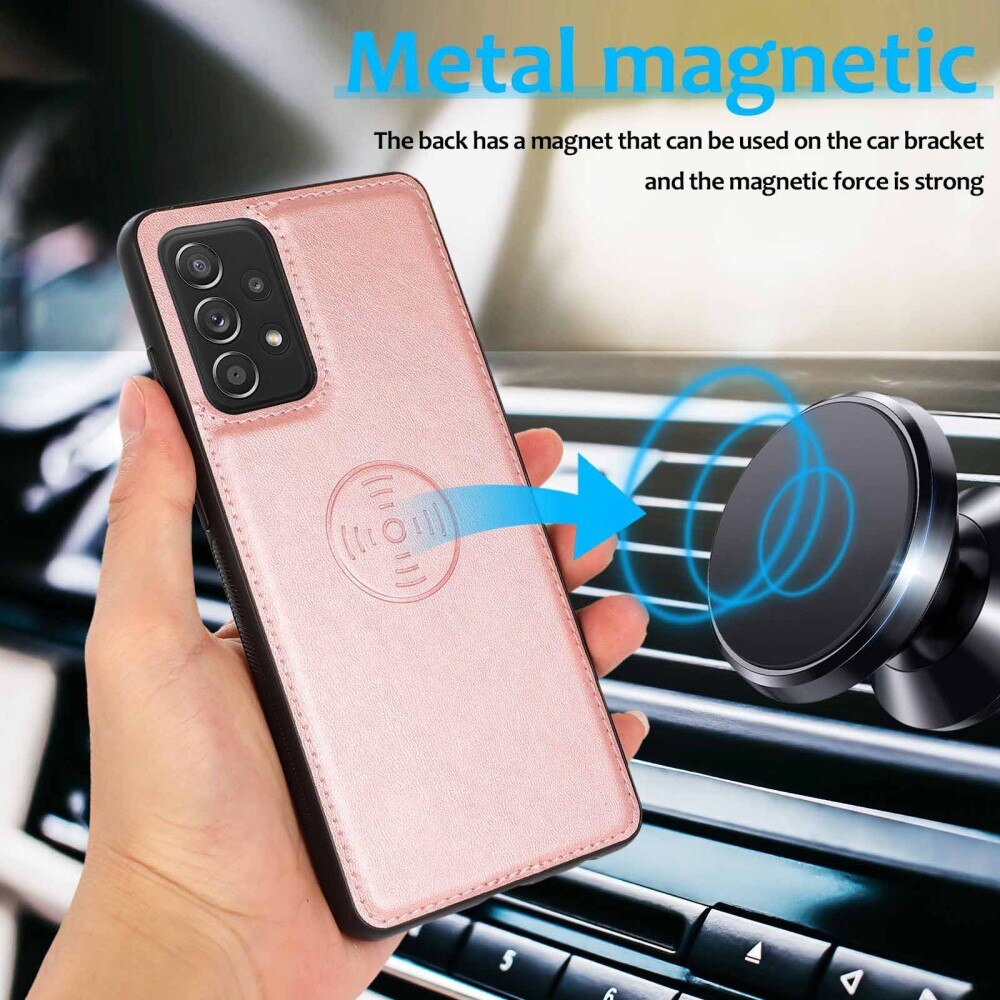 Custodia magnetiche Samsung Galaxy A53 rosa dorato