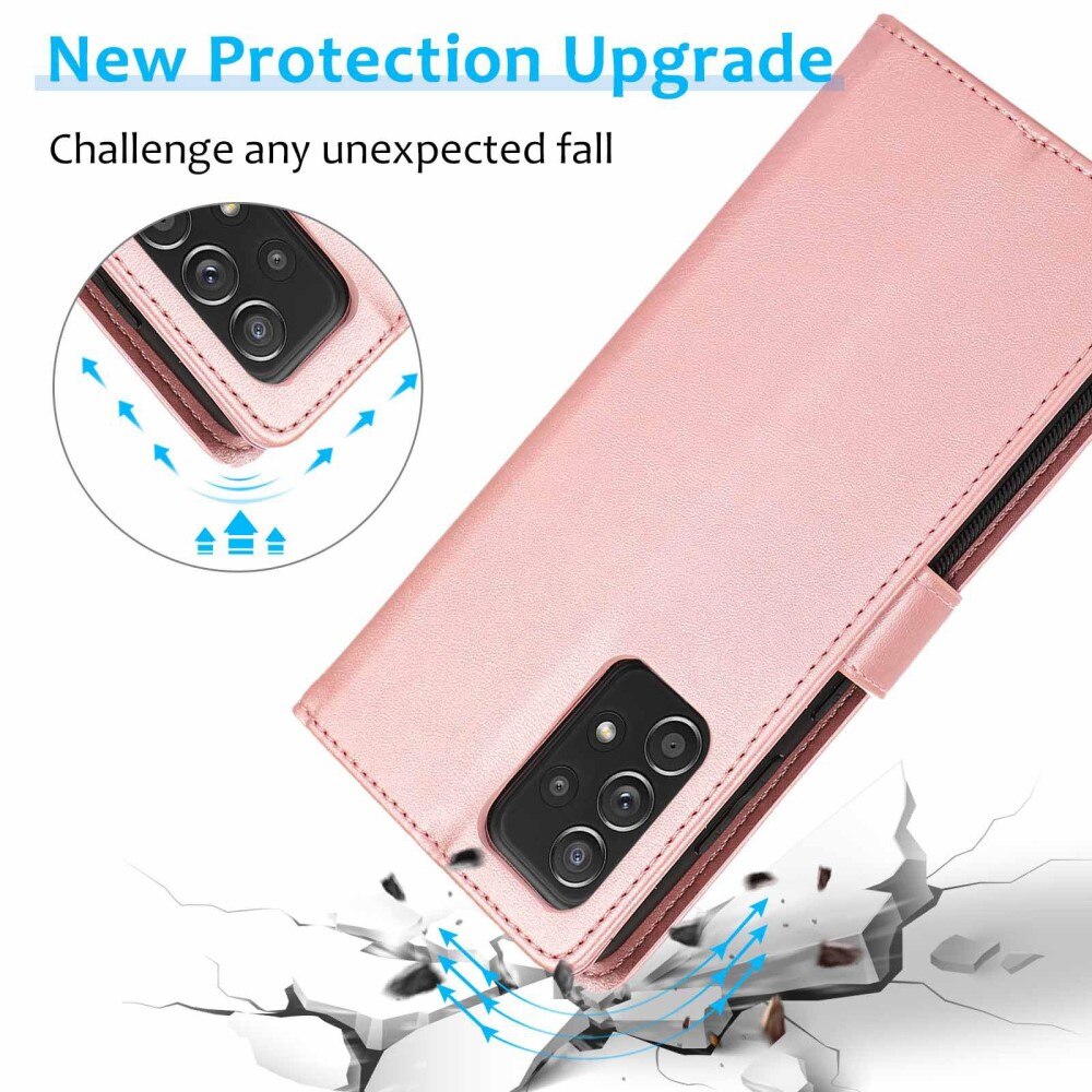 Custodia magnetiche Samsung Galaxy A53 rosa dorato