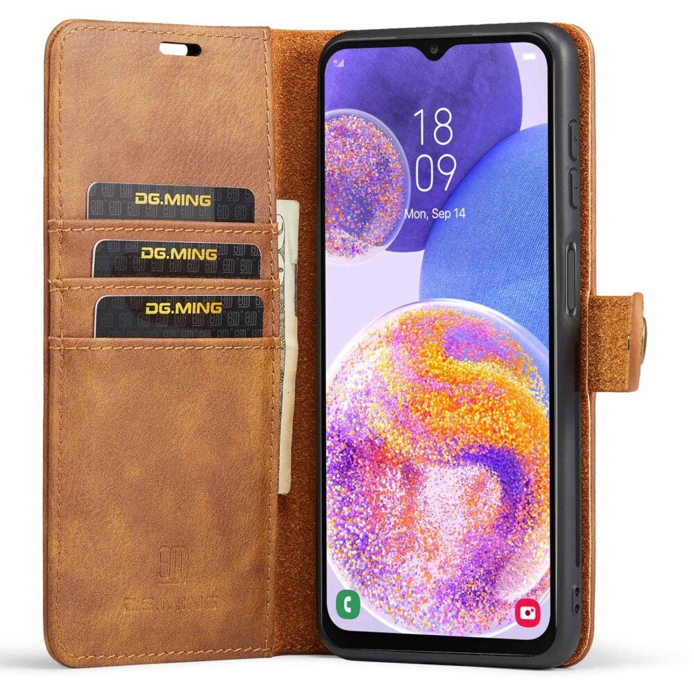 Cover portafoglio Magnet Wallet Samsung Galaxy A23 Cognac