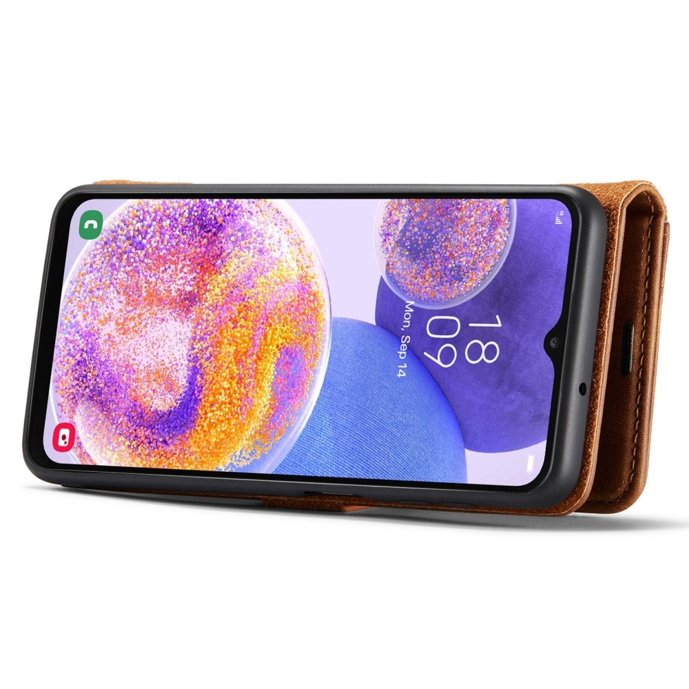 Cover portafoglio Magnet Wallet Samsung Galaxy A23 Cognac