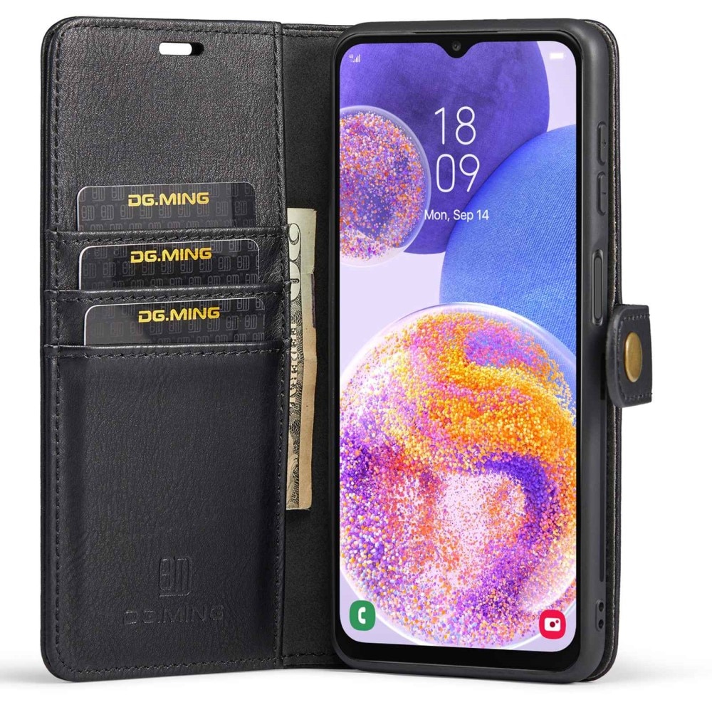 Cover portafoglio Magnet Wallet Samsung Galaxy A23 Nero