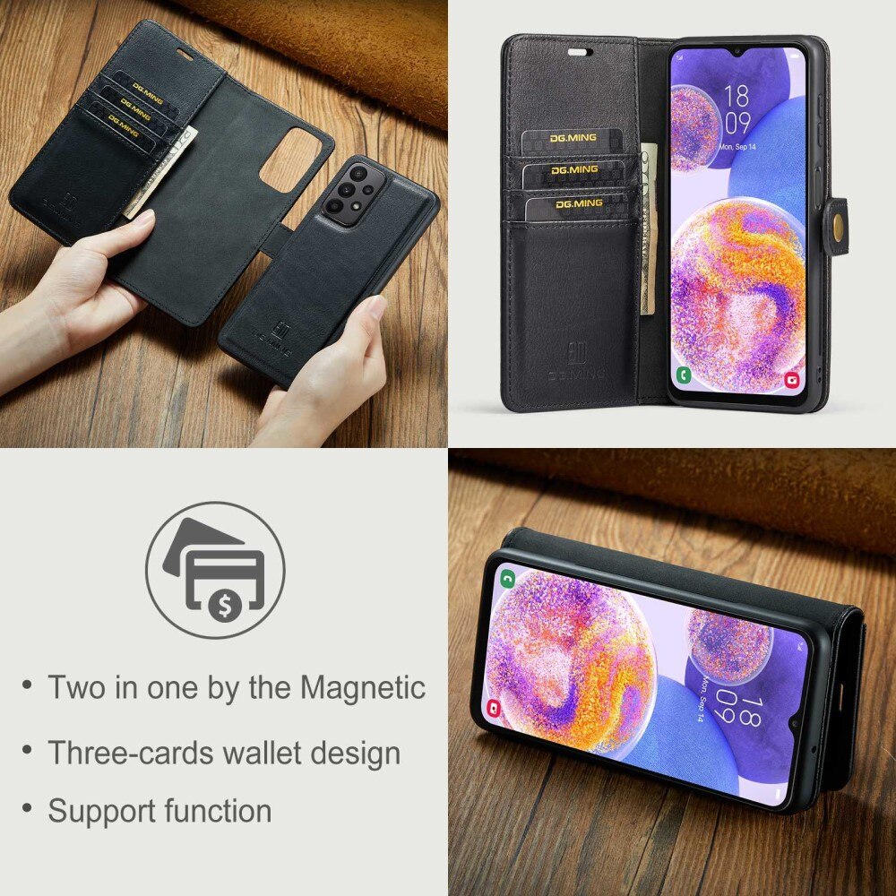 Cover portafoglio Magnet Wallet Samsung Galaxy A23 Nero