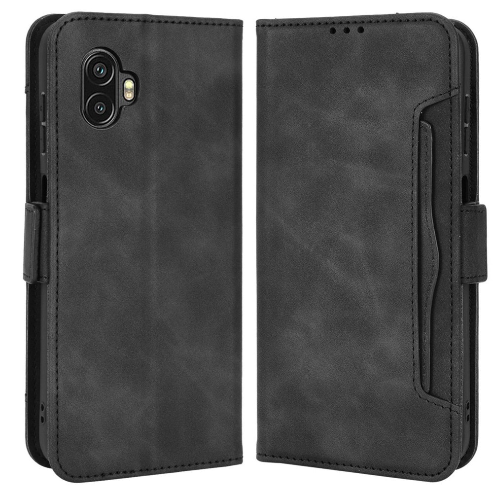 Cover portafoglio Multi Samsung Galaxy Xcover 6 Pro Nero